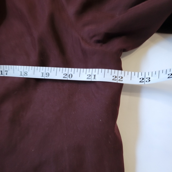 Vintage London Fog‎ Women's Maroon Trench Coat - Size 6 - Picture 10 of 14